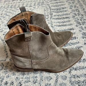 Madewell Suede Ankle Boots - Brown